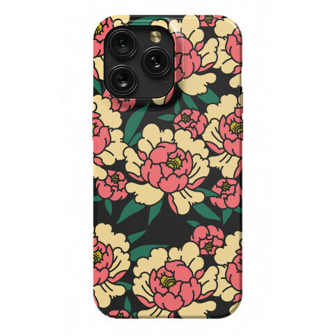 Traditional Tattoo Peony Red Phone Case