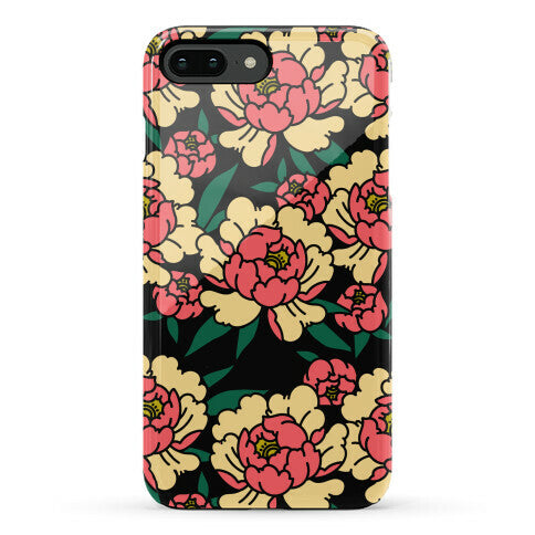 Traditional Tattoo Peony Red Phone Case