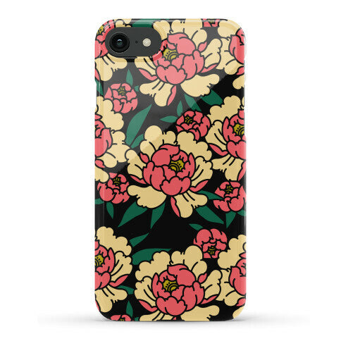 Traditional Tattoo Peony Red Phone Case
