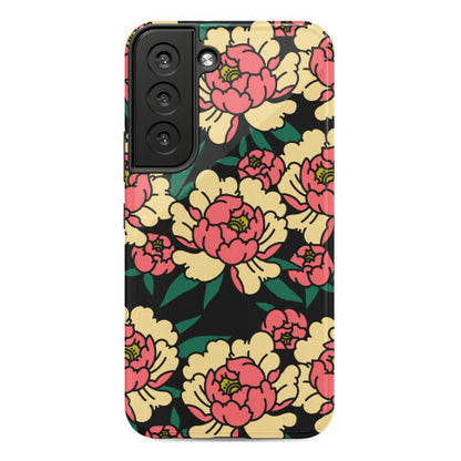 Traditional Tattoo Peony Red Phone Case