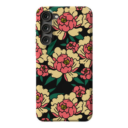 Traditional Tattoo Peony Red Phone Case