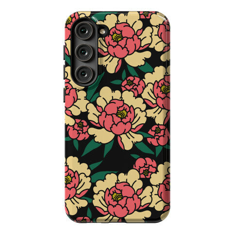 Traditional Tattoo Peony Red Phone Case