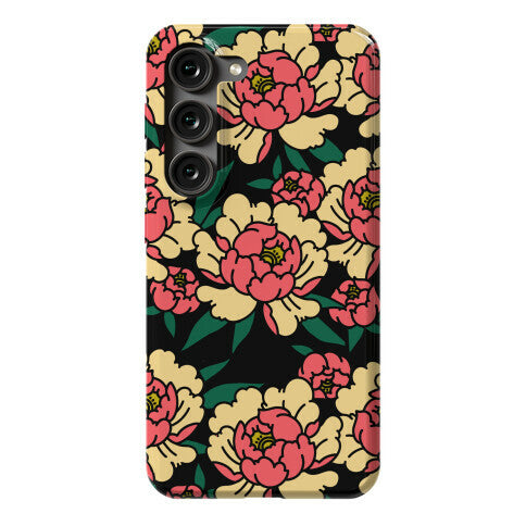 Traditional Tattoo Peony Red Phone Case