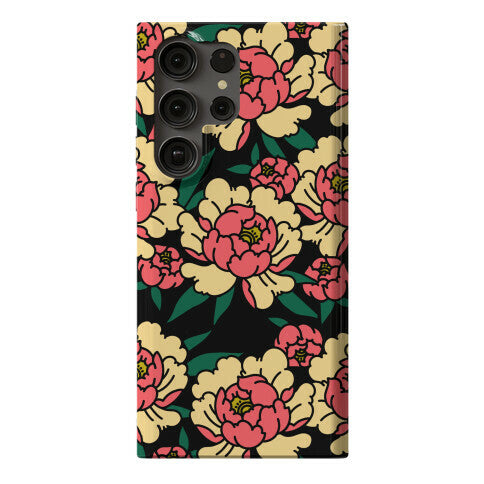 Traditional Tattoo Peony Red Phone Case