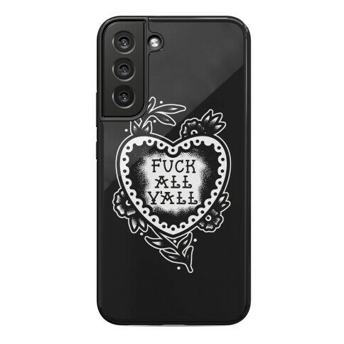 Fuck All Y'all Old School Tattoo Phone Case