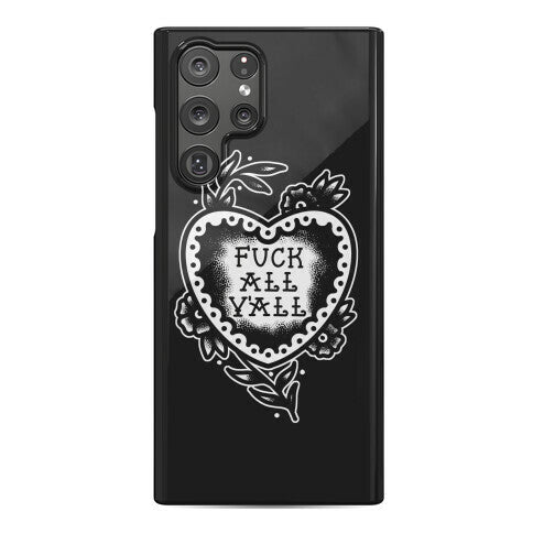 Fuck All Y'all Old School Tattoo Phone Case