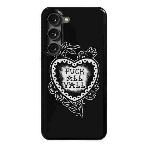 Fuck All Y'all Old School Tattoo Phone Case