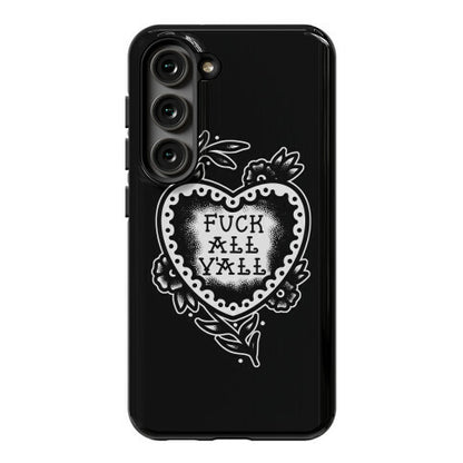 Fuck All Y'all Old School Tattoo Phone Case