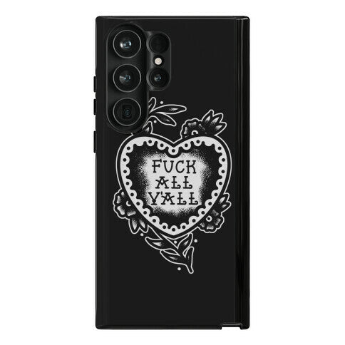 Fuck All Y'all Old School Tattoo Phone Case
