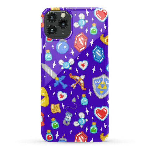 Zelda Items Pattern Phone Case