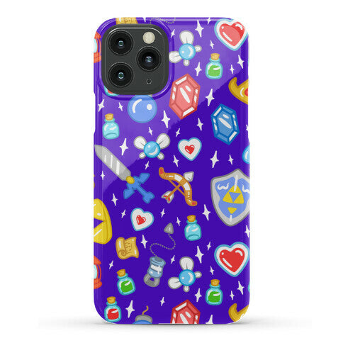 Zelda Items Pattern Phone Case