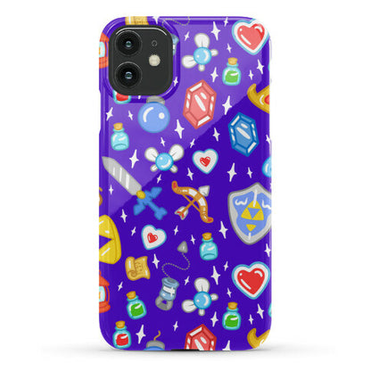 Zelda Items Pattern Phone Case