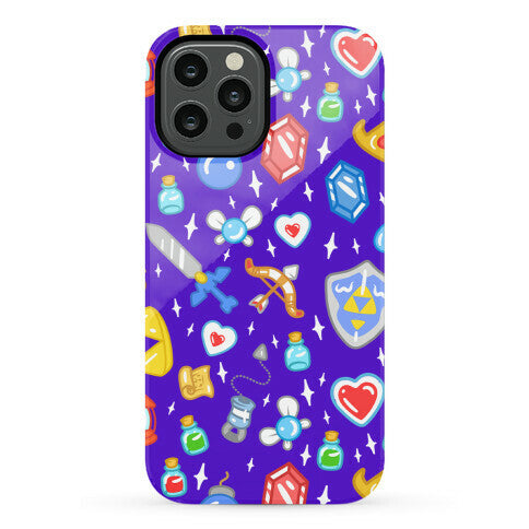 Zelda Items Pattern Phone Case