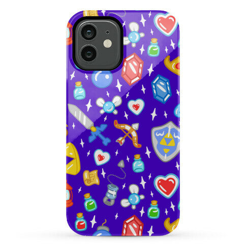 Zelda Items Pattern Phone Case