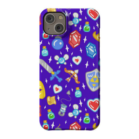 Zelda Items Pattern Phone Case