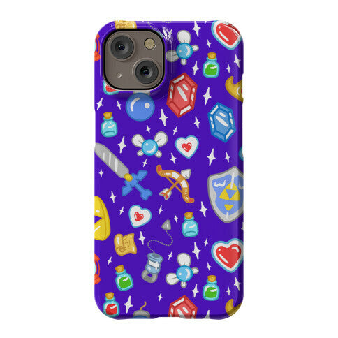 Zelda Items Pattern Phone Case