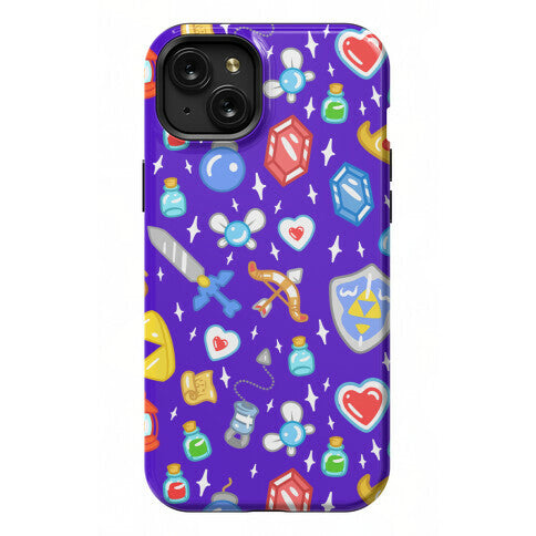 Zelda Items Pattern Phone Case