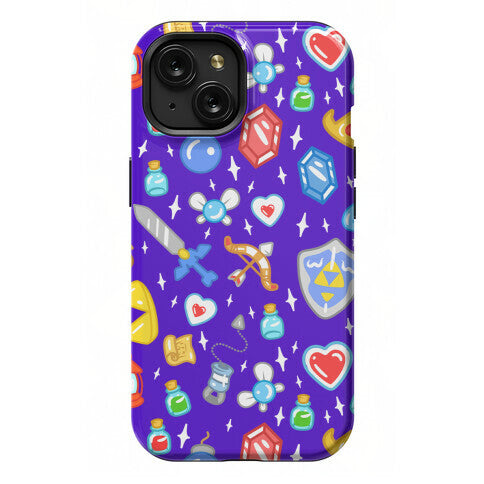 Zelda Items Pattern Phone Case