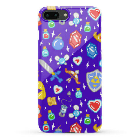 Zelda Items Pattern Phone Case