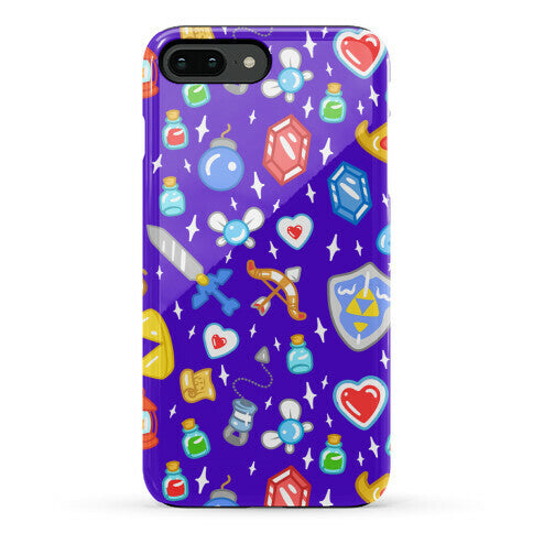 Zelda Items Pattern Phone Case