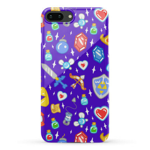 Zelda Items Pattern Phone Case