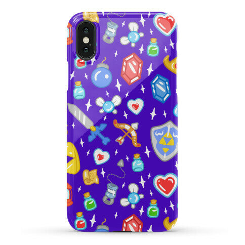 Zelda Items Pattern Phone Case