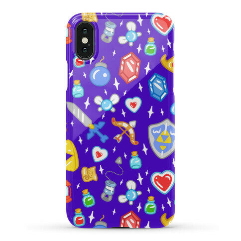 Zelda Items Pattern Phone Case