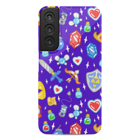 Zelda Items Pattern Phone Case