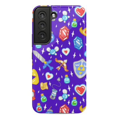 Zelda Items Pattern Phone Case