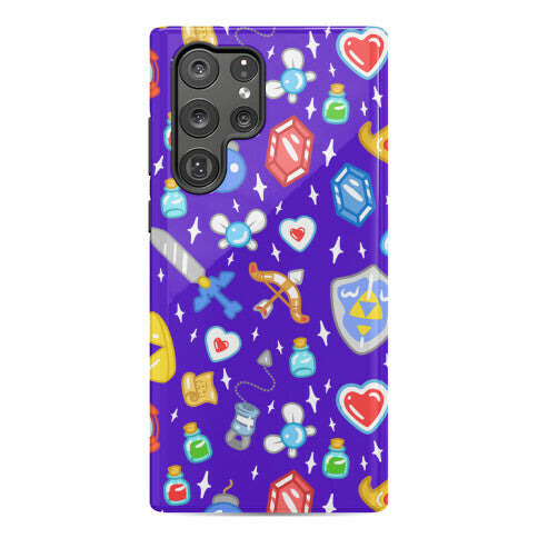Zelda Items Pattern Phone Case