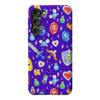 Zelda Items Pattern Phone Case