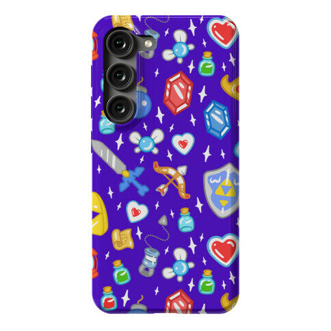 Zelda Items Pattern Phone Case