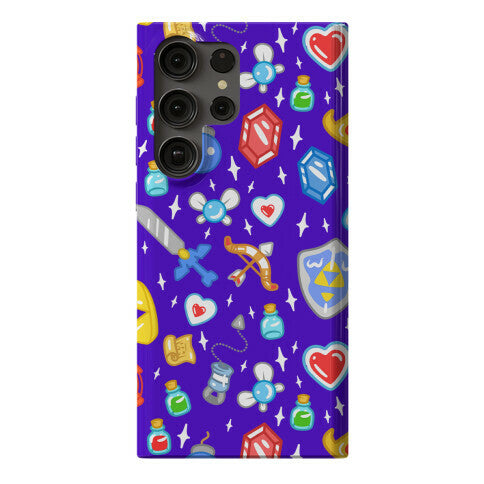Zelda Items Pattern Phone Case
