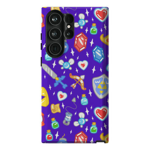 Zelda Items Pattern Phone Case