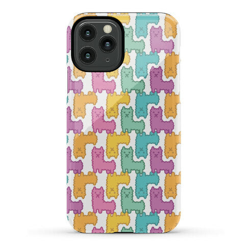 Pastel Llama Pattern Phone Case