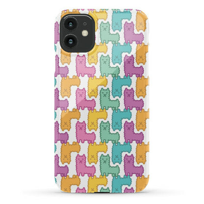 Pastel Llama Pattern Phone Case