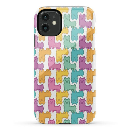 Pastel Llama Pattern Phone Case