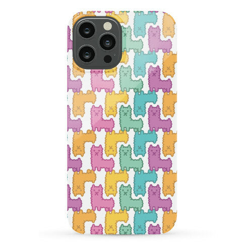 Pastel Llama Pattern Phone Case