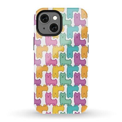 Pastel Llama Pattern Phone Case