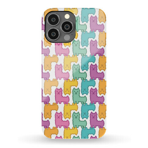 Pastel Llama Pattern Phone Case