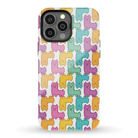 Pastel Llama Pattern Phone Case
