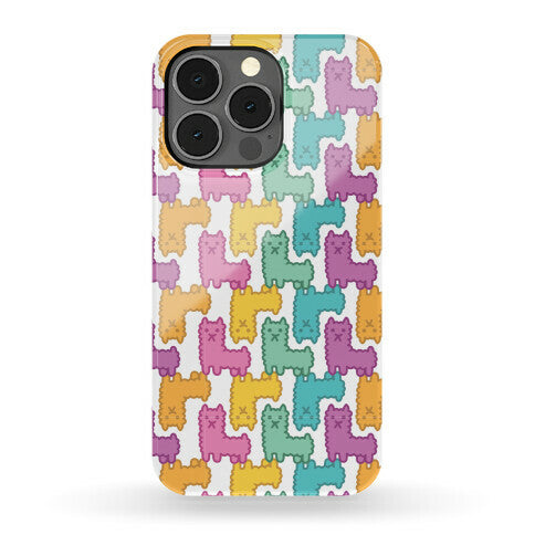 Pastel Llama Pattern Phone Case