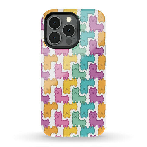 Pastel Llama Pattern Phone Case