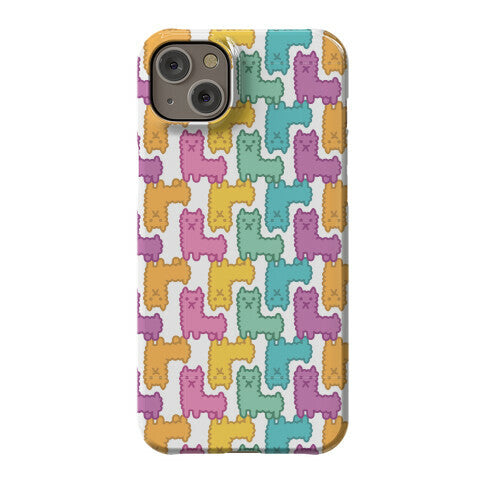 Pastel Llama Pattern Phone Case