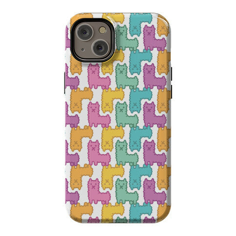 Pastel Llama Pattern Phone Case