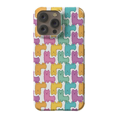 Pastel Llama Pattern Phone Case