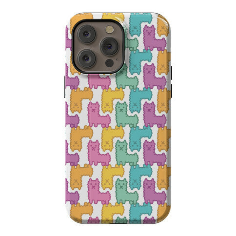 Pastel Llama Pattern Phone Case