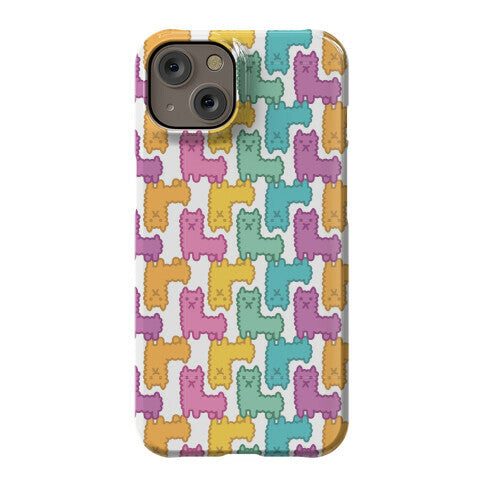Pastel Llama Pattern Phone Case
