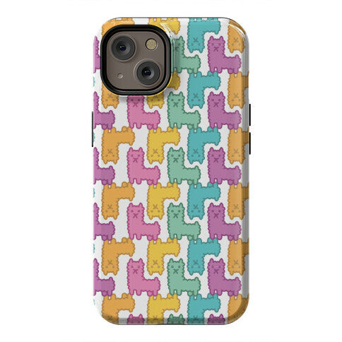 Pastel Llama Pattern Phone Case