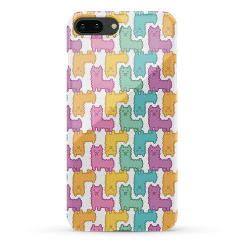 Pastel Llama Pattern Phone Case